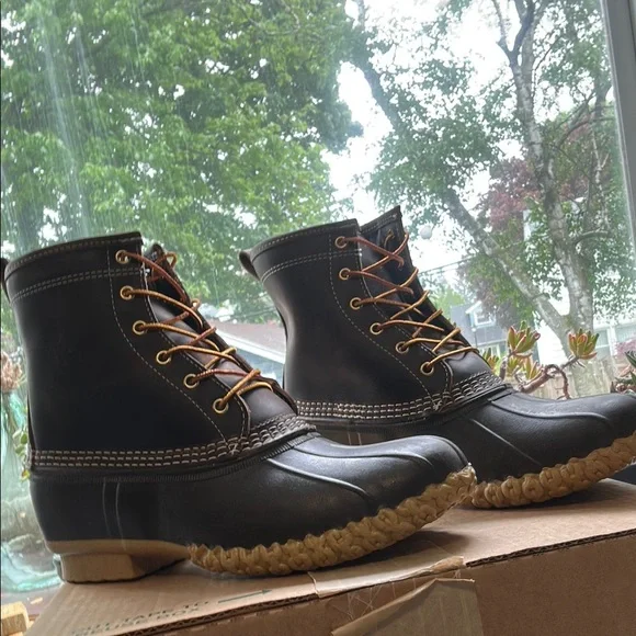 L.L. Bean | Shoes | Ll Bean Coffee Brown And Tan Rain Snow  display picture 3